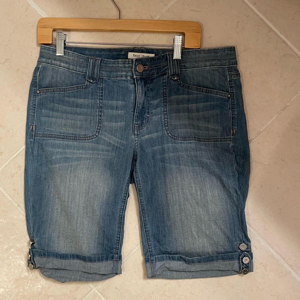 White House Black Market denim shorts size 8